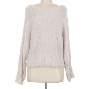 Velvet by Graham & Spencer Fuzzy Cream sweater